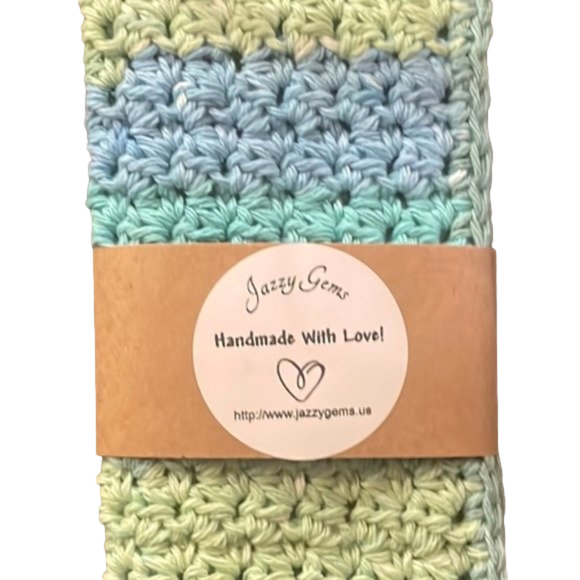 Crochet Washcloths - Set of 2, Dishcloths 100% Cotton YOU CHOOSE COLOR! - Picture 7 of 7